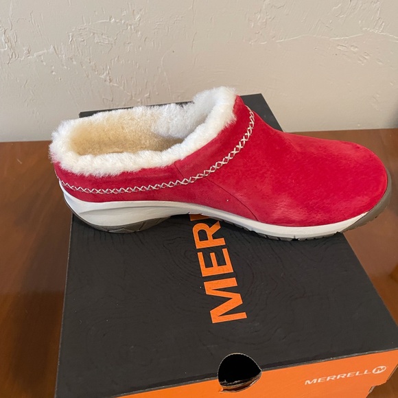 Merrell Encore Ice red suede size 8 NIB - Picture 4 of 7